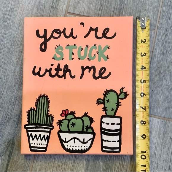 Cactus Succulent Canvas - Picture 3 of 4